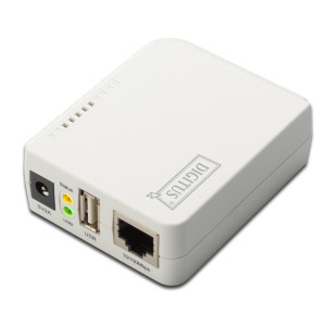 Wireless 1 Port Printserver,  USB 2.0
