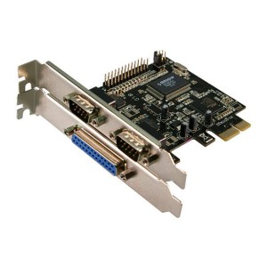 Schnittstellenkarte 2-fach seriell, 1-fach par.  PCI-Express 
