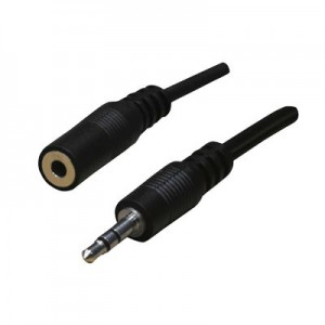 Audiokabel, 3,5 mm Klinkenstecker Stereo / 3,5 mm Klinkenkupplung Stereo