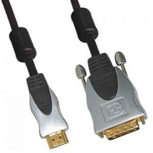High End HDMI Anschlusskabel, HDMI Stecker an DVI Stecker