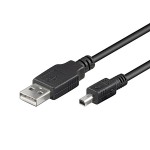 Mini USB Verbindungskabel, Stecker Typ A / Mini Stecker Typ B (4-pol.), Länge: 1,8 m