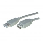 USB Verlängerungskabel, Stecker Typ A / Buchse Typ A, 1,8 m 