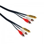 Audio/Videokabel, 3-fach Koax Kabel