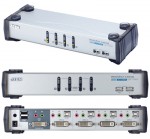 DVI - USB - Audio CPU Umschalter, automatisch für 4 PC`s 