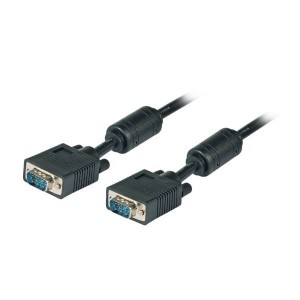 High Quality VGA Kabel 15-pol. HD Sub-D Stecker/Stecker, doppelt geschirmt, Länge: 15 m