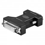 DVI Adapter, 15-pol. HD Sub-D Stecker / DVI 24+5 Buchse 