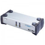 DVI - USB - Audio CPU Umschalter, automatisch für 2 PC's 